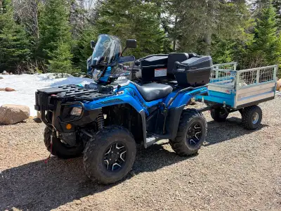 Honda Rubicon Deluxe 2023, DCT,IRS,EPS, direction assistée, 520cc, 2250 km, Mag, Treuil 2500 lbs, pa...