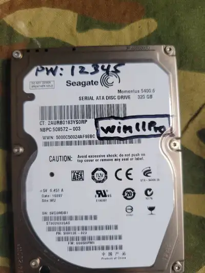 320 Hard drive W/ windows 11, View more