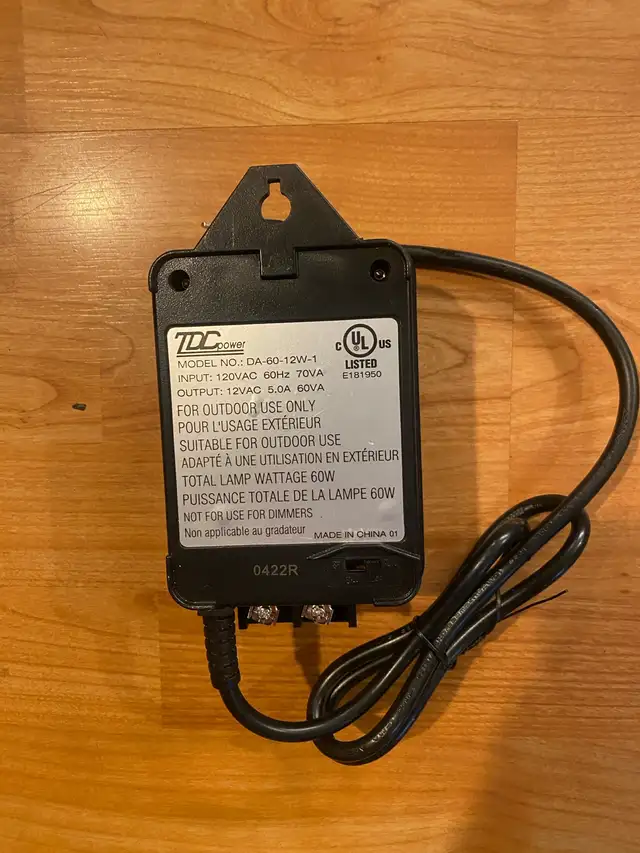 TDC Power DA-60-12W-1 Outdoor Low Voltage Transformer  in Outdoor Lighting in City of Toronto - Image 3