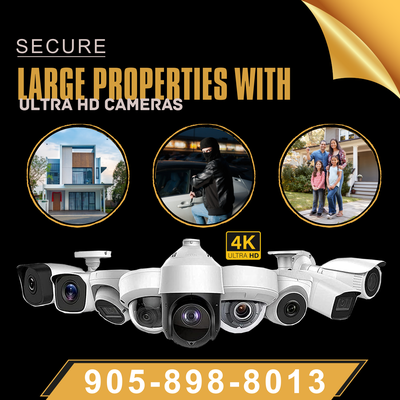Take your safety to the next level with our HD security cameras and alarm system, designed to provid...