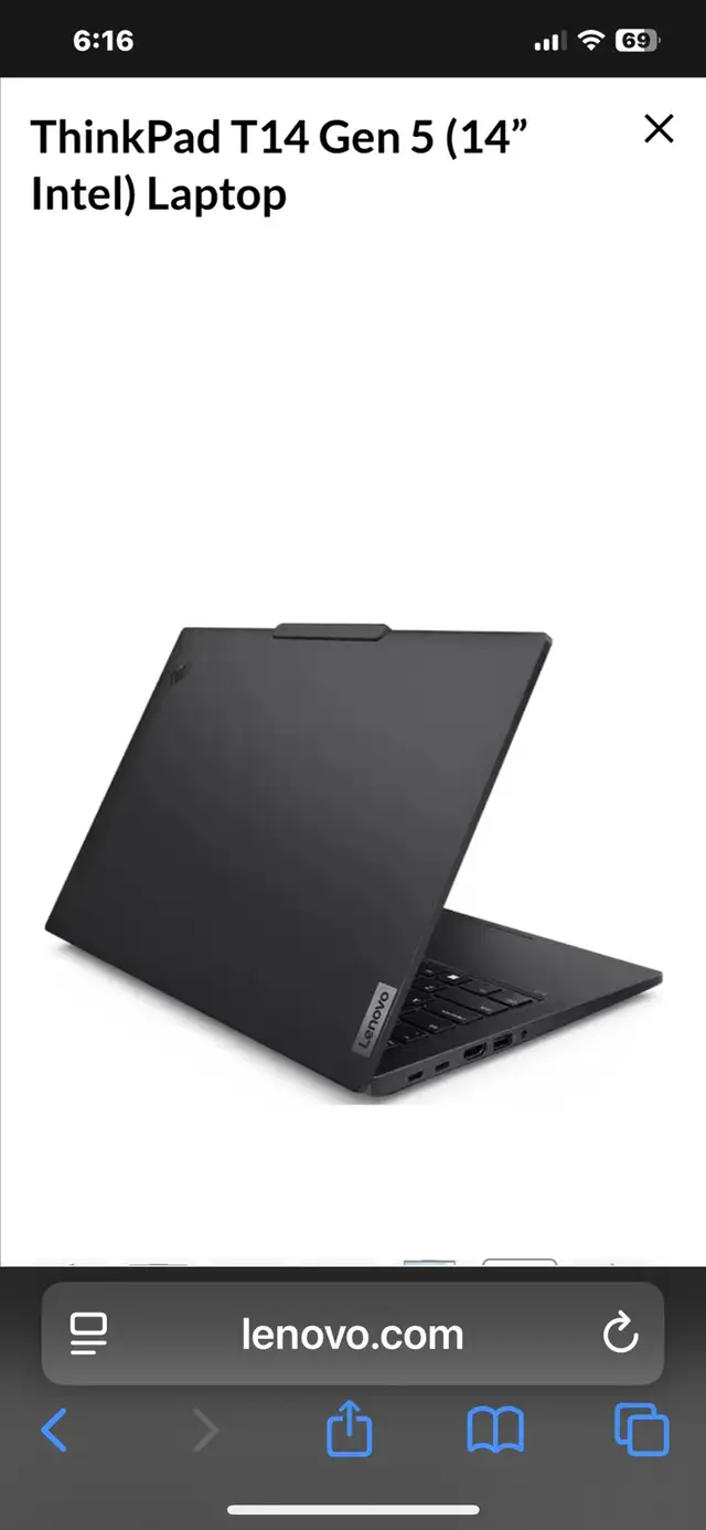Lenovo Thinkpad T14 Gen5 32 g  in Laptops in Richmond - Image 9