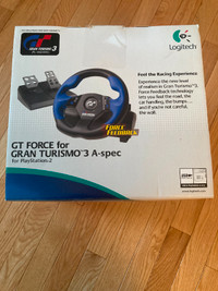 Logitech GT Force for Gran Turismo 3 PS2 Wheel & Pedals e-ud4