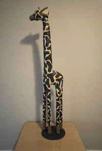 Large Wooden Giraffe