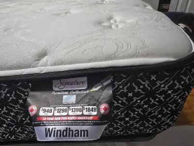 King size firm, flipable mattress , View more