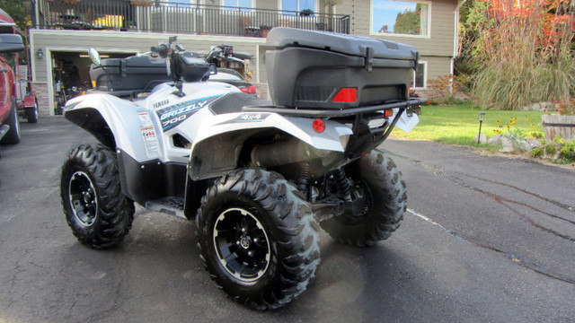 2020 Yamaha Grizzly LE plus Quad/Dirt Bike trailer combo. in ATVs in Penticton - Image 2