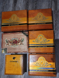 Cigar Boxes (Set of 6)