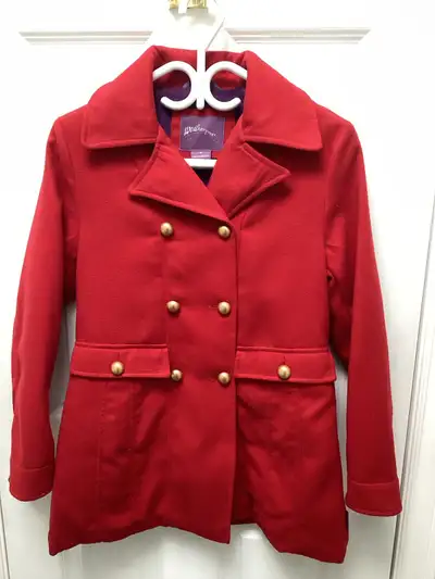 girl’s red size 14 winter coat , View more
