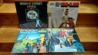 3 Sesame Street LP albums