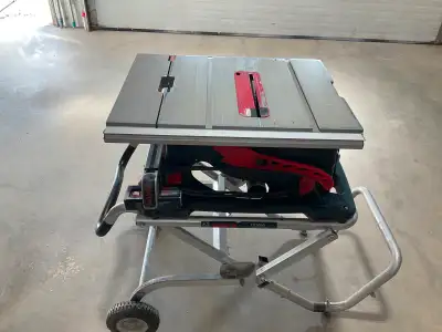 SELLING 2 PORTABLE 10 " TABLE SAWS. BOTH COME WITH STANDS AND WORK AS THEY SHOULD ASKING 400 FOR THE...