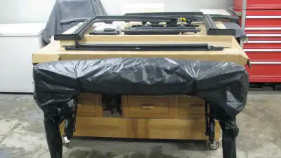 4 door jeep top factory not aftermarket in great shape all hardware window curtains not all scratche...