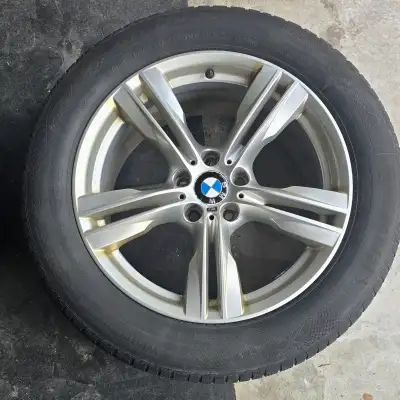 Weathertech Floor Mats - Fits 2014 to 2018 BMW X5 - $100 OBO. 4 BMW 19"rims and winter tire, slight...