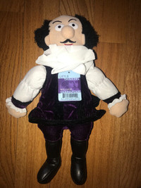 William Shakespeare Plush Figure 14" New with Tags