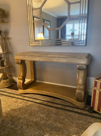 Vintage Traditional Wooden Console Table