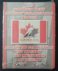 Cartable scellé pour collection de carte de hockey Kraft 1997-98
