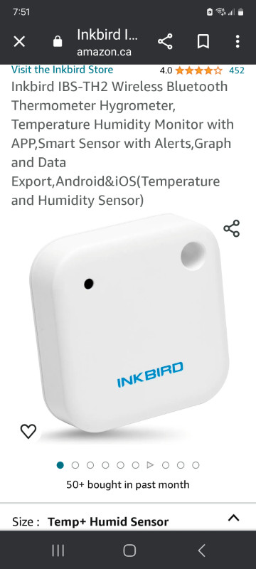 inkbird wifi thermometers in Reptiles & Amphibians for Rehoming in Mississauga / Peel Region - Image 2