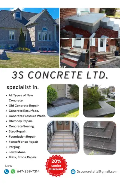 Concrete repair step repair 6472897314, View more