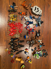 Various toy figures