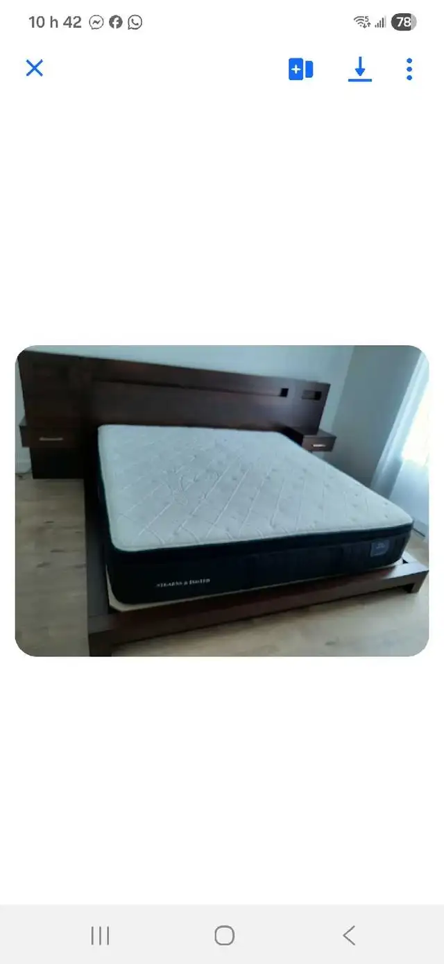 lit king g in Beds & Mattresses in Sherbrooke - Image 2