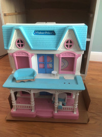 Fisher Price Loving Family Dollhouse and accessories