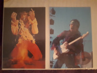 2 DIFFERENT JIMI HENDRIX PHOTO POSTCARDS - 60'S CLASSIC ROCK