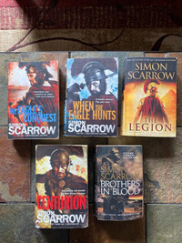5 Simon Scarrow Novels with Cato and Macro