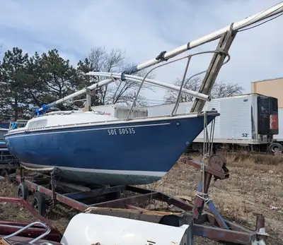 Project boat and trailer. $1500 OBO