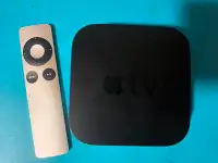 Apple TV 3rd Generation Model A1427 Black Unit and Remote Only