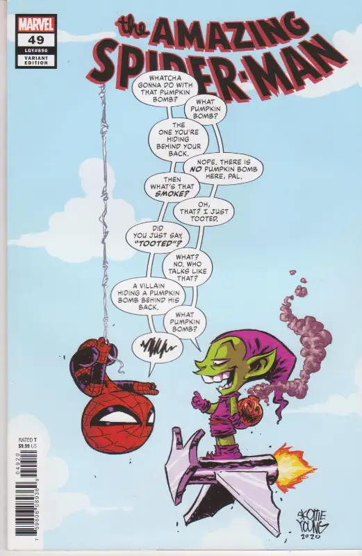 Marvel Comics - Amazing Spider-Man - Skottie Young Variant #49. in Comics & Graphic Novels in Oshawa / Durham Region - Image 2