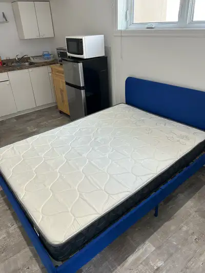 Lit IKEA Slattum avec matelas dur, View more