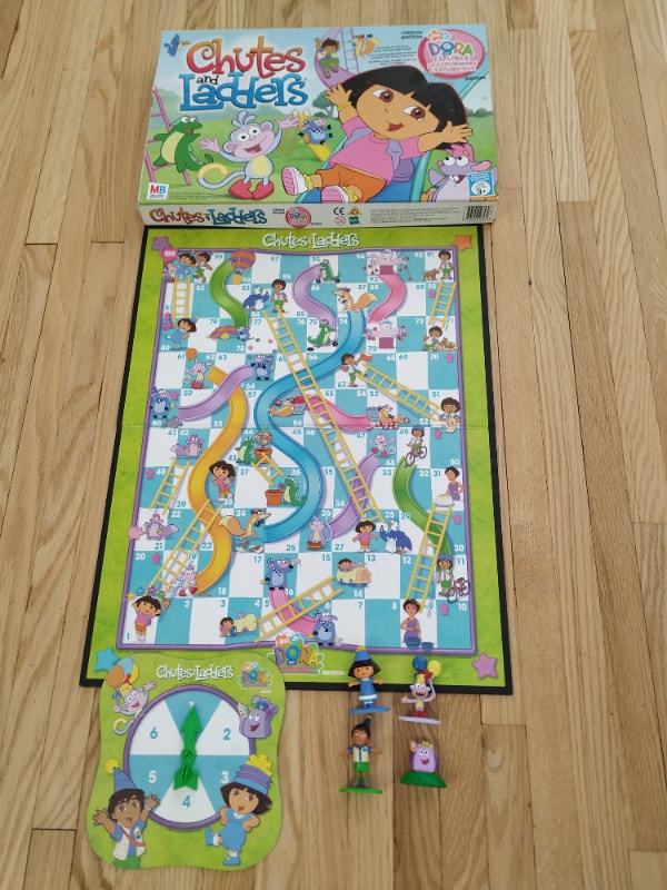 Chutes and Ladders Board Game "Dora The Explorer" Edition Toys
