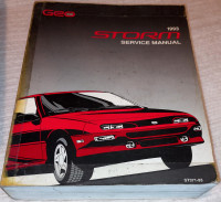 1993 GEO STORM Service Manual