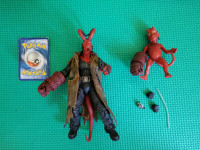 Mezco Hellboy With Horns 7" & mini hellboy lot