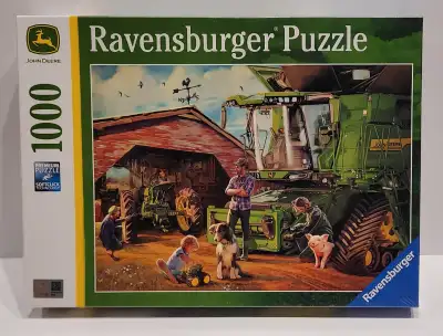 New "John Deere Then & Now" 1000 Piece Puzzle., View more