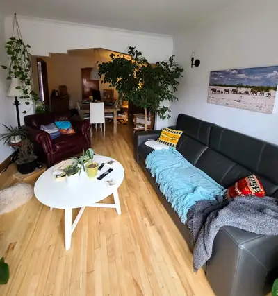 4 1/2 VERDUN - COUR ET STATIONNEMENT PRIVÉE