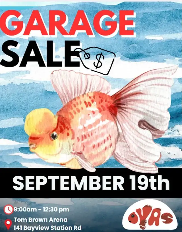 Ottawa Valley Aquarium Society Garage Sale