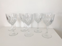 Crystal Wine Glasses - Set of 6