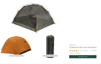 4 person, 3 seaon North Face Tent
