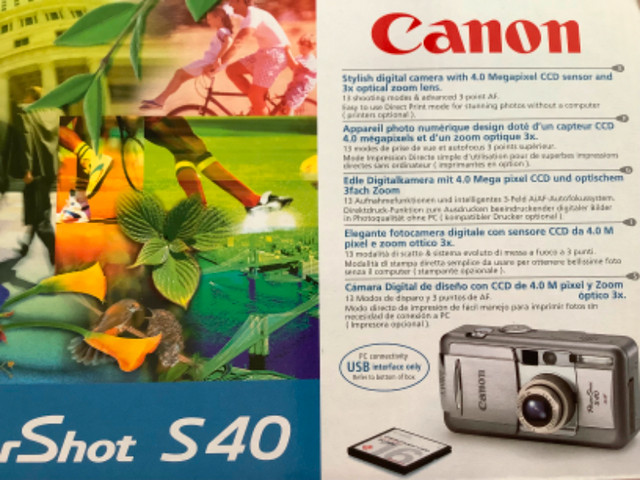 Canon S40 35 mm dans Appareils photo et caméras  à Laurentides - Image 3