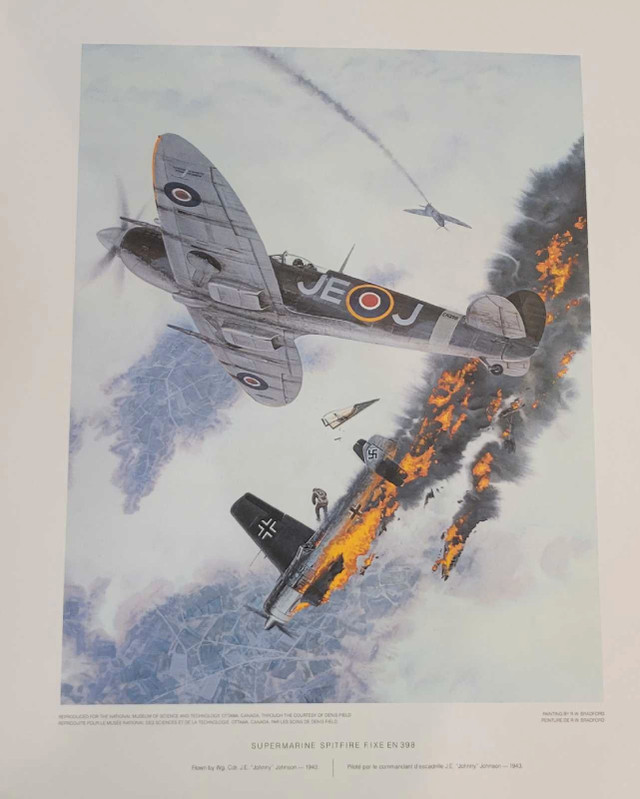 Spitfire aviation fine art prints  in Arts & Collectibles in Hamilton