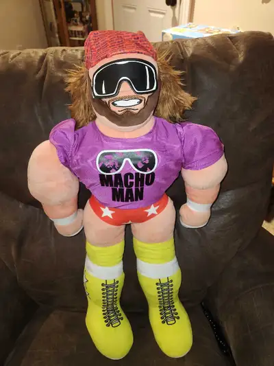 WWF large 27 inches tall Randy Macho Man Savage plush, View more