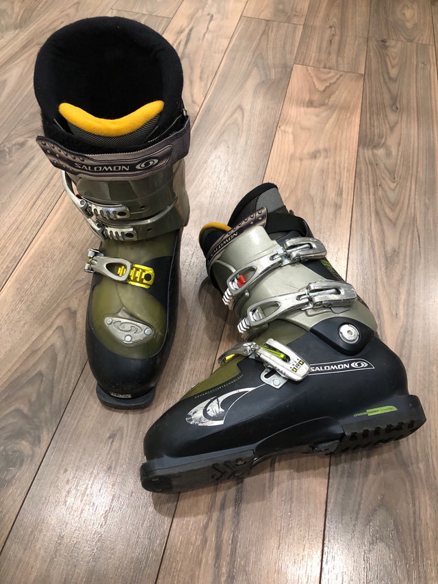 Bottes de Ski Alpin homme taille 27 - 27.5 ou 9 US Salomon Ski dans Ski  à Ville de Montréal - Image 2