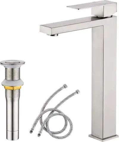 Tohlar Vessel Sink Faucet, Tall Bathroom Faucet, Vessel Sink Fau, View more