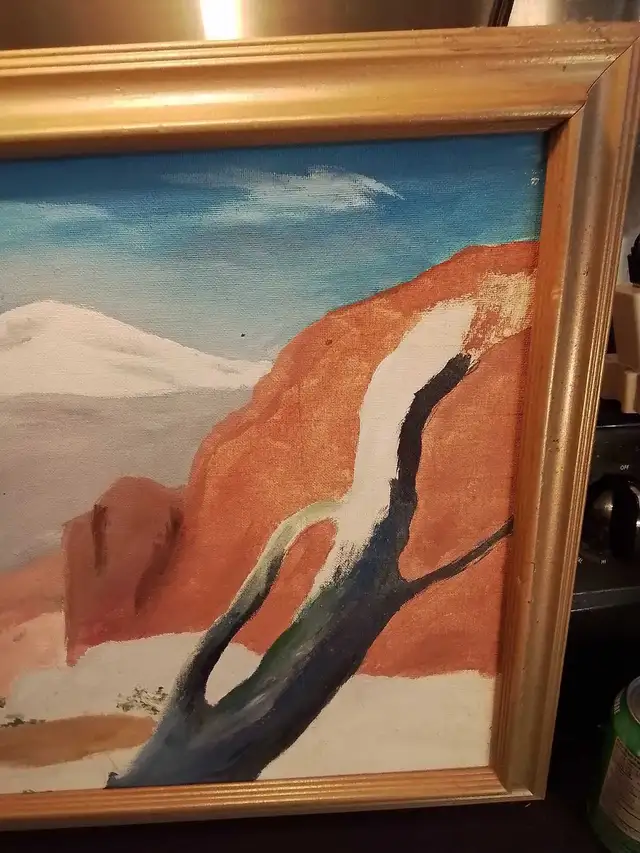 Framed Landscape Oil Painting in Arts & Collectibles in City of Toronto - Image 4