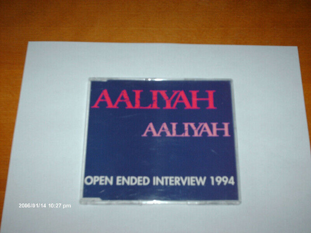 Aaliyah Open Ended Interview 1994 (Rare CD) in CDs, DVDs & Blu-ray in Muskoka