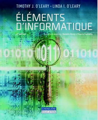 Éléments d'informatique, 6e édition