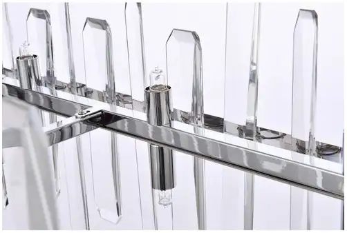 Serena 24 Light 42” Chrome Linear Chandelier Ceiling Light New63362357796225123
