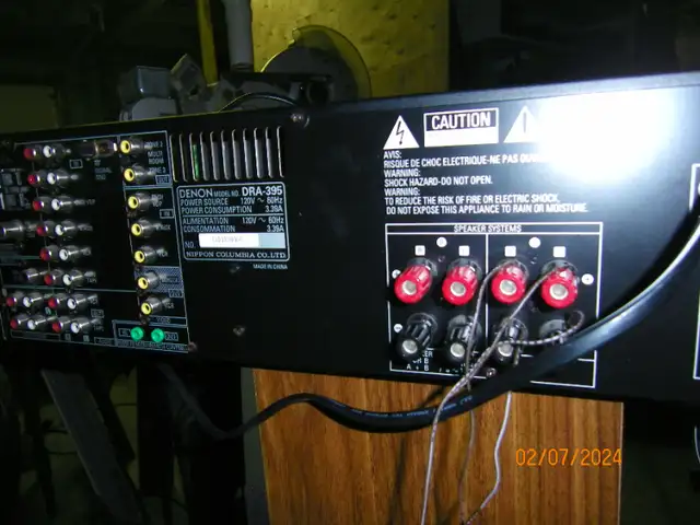 Denon DRA 395 Receiver in Stereo Systems & Home Theatre in City of Toronto - Image 3