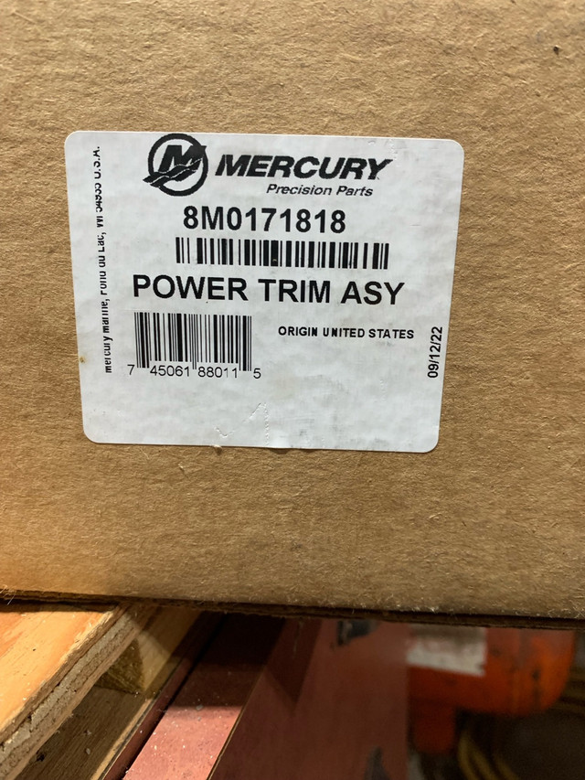 Tilt Trim for Mercury  in Boat Parts, Trailers & Accessories in Thunder Bay