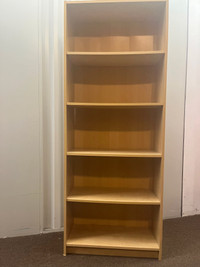 Bookcase - 5-shelves beige