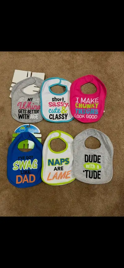 Baby Bibs-BRAND NEW, View more